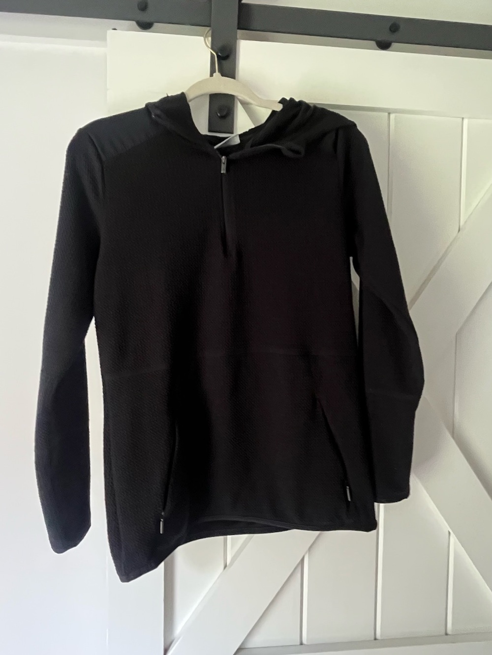 Columbia Black Zip-Up Hooded Sweater